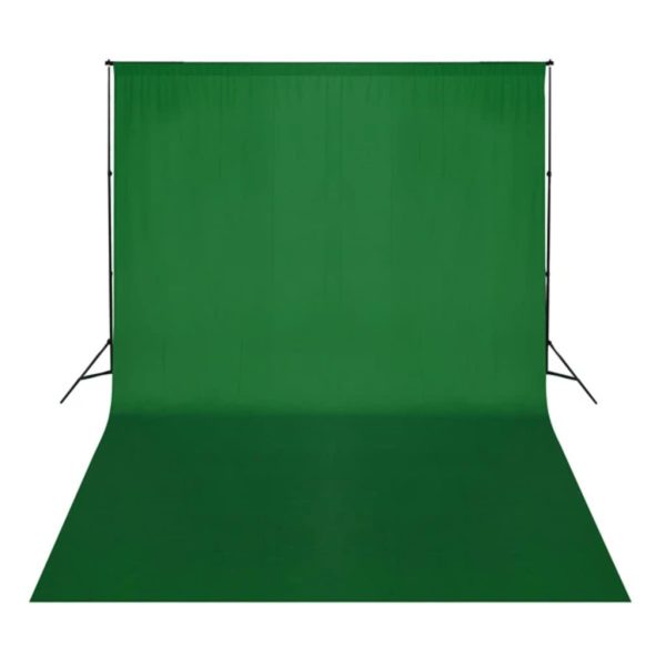 Fundo fotográfico em algodão verde 500x300 cm chroma key - Image 2