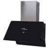 vidXL Exaustor com ecrã 600 mm vidro temperado preto - Image 3