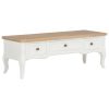 Móvel de TV 100x35x35 cm madeira branco