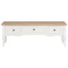 Móvel de TV 100x35x35 cm madeira branco - Image 2