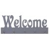 Cabide de parede WELCOME 74x29,5 cm cinzento - Image 2