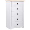 Aparador 46x40x89 cm pinho Panama branco