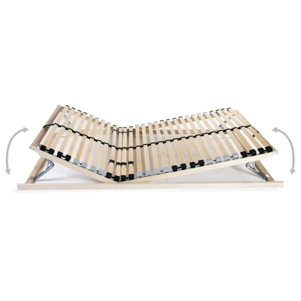 Estrados de ripas 2 pcs com 28 ripas 7 zonas 70x200 cm - Image 2