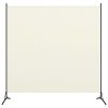Divisória de quarto com 1 painel 175x180 cm branco nata