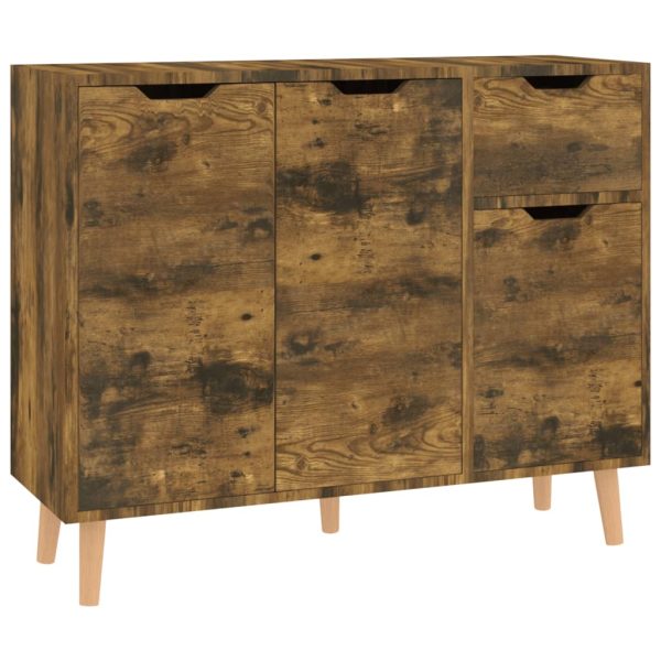 Aparador 90x30x72 cm aglomerado carvalho fumado - Image 2
