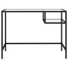 Mesa de computador vidro 100x36x74 cm transparente - Image 3