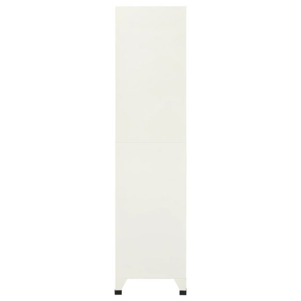 Cacifo aço 90x45x180 cm cinzento e azul - Image 3