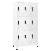 Cacifo aço 90x45x180 cm branco