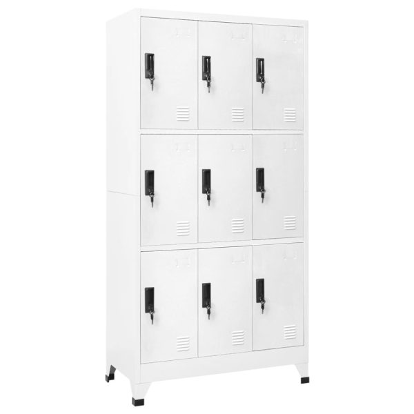 Cacifo aço 90x45x180 cm branco