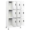 Cacifo aço 90x45x180 cm branco - Image 3