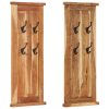 Bengaleiros 2 pcs madeira de acácia maciça 38x100 cm