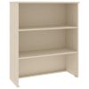 Topo p/ armário alto HAMAR 85x35x100 pinho maciço castanho-mel - Image 2
