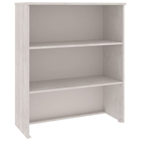 Topo p/ armário alto HAMAR 85x35x100 cm pinho maciço branco - Image 2