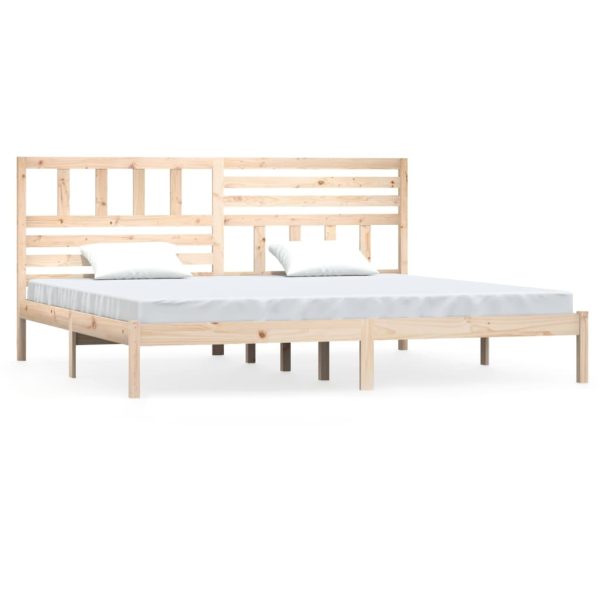 Estrutura de cama 6FT Super King 180x200 cm pinho maciço - Image 2