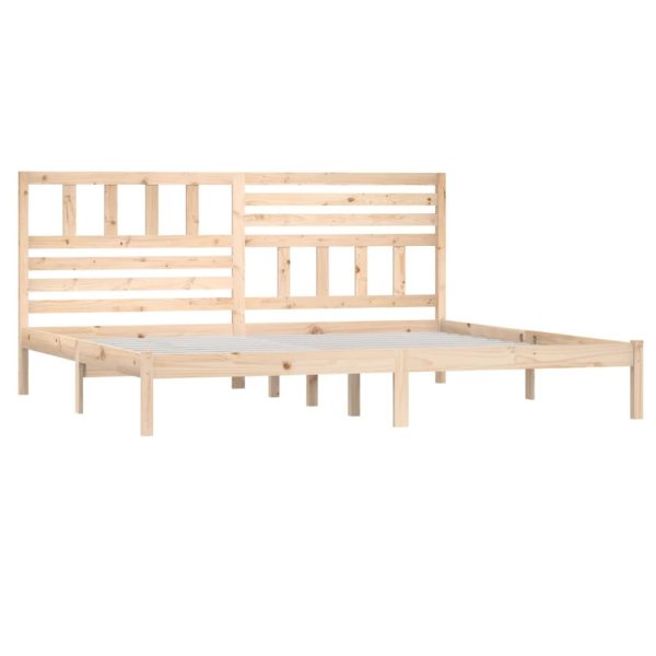 Estrutura de cama 6FT Super King 180x200 cm pinho maciço - Image 3