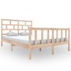 Estrutura de cama 160x200 cm madeira de pinho maciça - Image 2