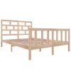 Estrutura de cama 160x200 cm madeira de pinho maciça - Image 3