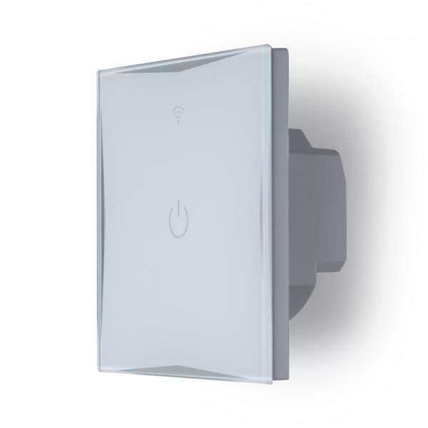 Interruptor Inteligente Tátil Vidro 1 Através da 600W Compatível Google Home/Alexa [Hit-Ks-601-1] - Image 2