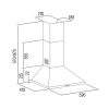CAMPANA DECOR.CATA V6000 X/A INOX 60CM 420m/h 02002397 - Image 2