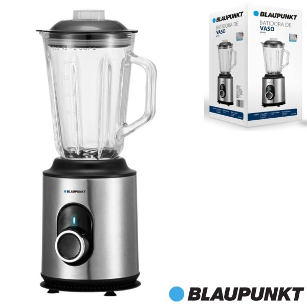 BATIDORA DE VASO BLAUPUNKT - 1000W - VASO DE CRISTAL 1500ML- ACERO INOX