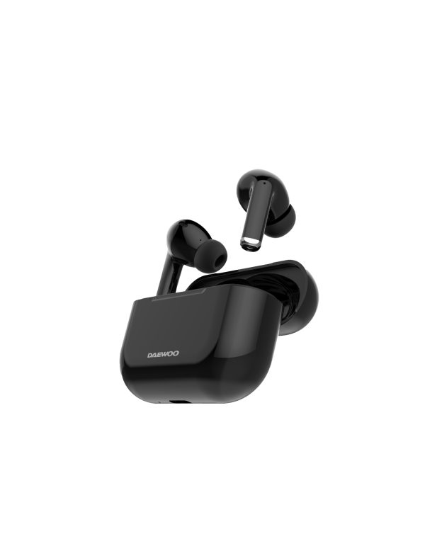 AURICULAR DAEWOO TWS BLUETOOTH 5.3 NEGRO 40MAH/500MAH