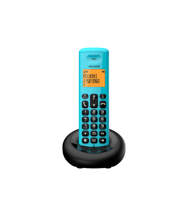 TELEFONO DECT ALCATEL CON BLOQUEO DE LLAMADAS Y PANTALLA RETROILUM.