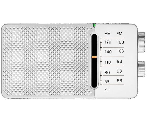 RADIO SANGEAN AM/FM HORIZONTAL - BLANCO