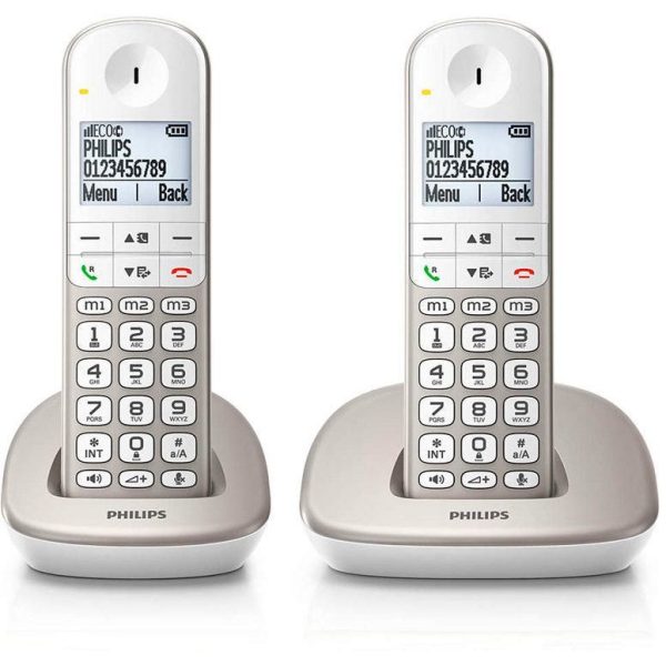 TELEFONO IN. PHILIPS DECT DUO - TECLAS GRANDES