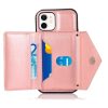 Carcasa COOL para iPhone 12 mini Colgante Wallet Rosa - Image 3