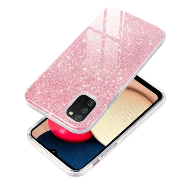 Carcasa COOL para Samsung A025 Galaxy A02s Glitter Rosa - Image 2