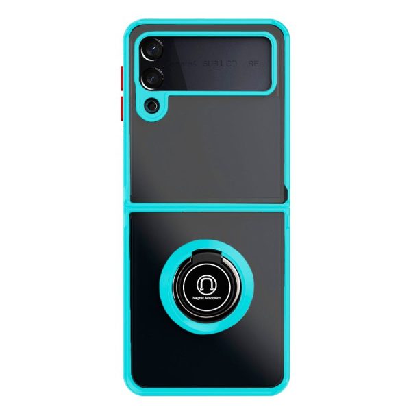 Carcasa COOL para Samsung F711 Galaxy Z Flip 3 Hard Anilla Celeste - Image 3