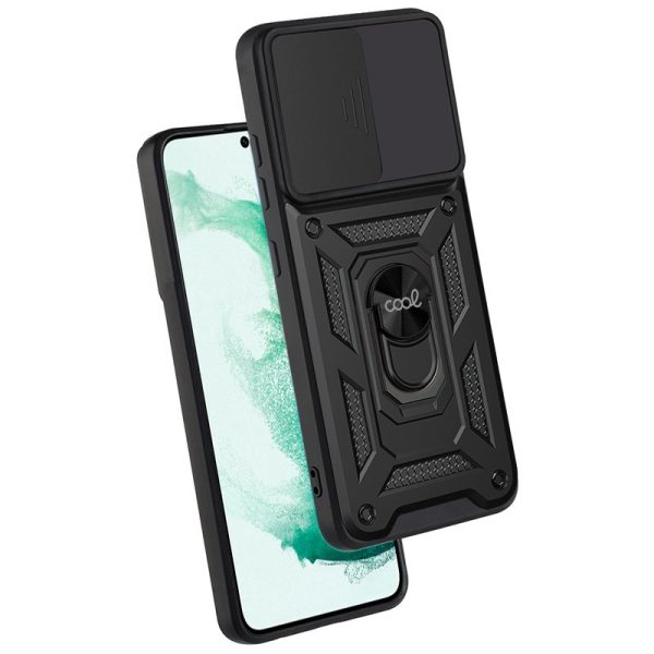 Carcasa COOL para Samsung S906 Galaxy S22 Plus Hard Ring Negro - Image 3