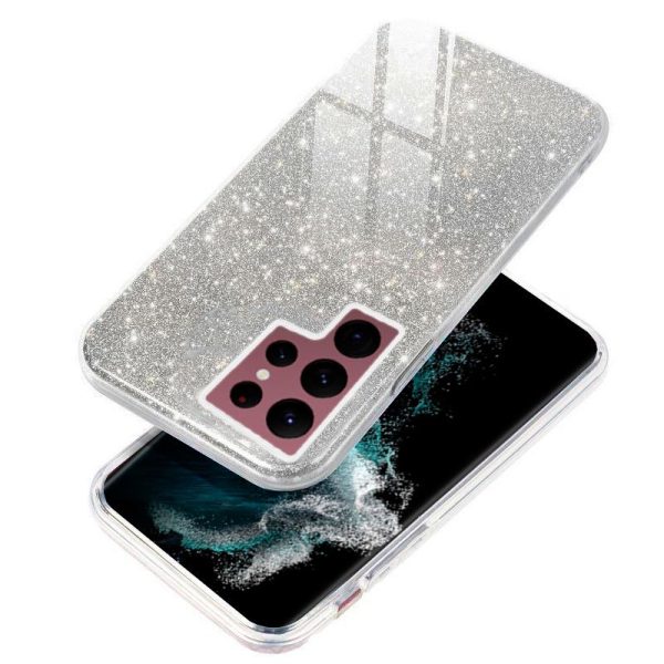 Carcasa COOL para Samsung S908 Galaxy S22 Ultra Glitter Plata - Image 2
