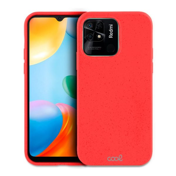 Carcasa COOL para Xiaomi Redmi 10C Eco Biodegradable Rojo - Image 6