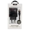 Cargador Red Universal Ultra Fast PD Tipo-C + USB COOL (65W + Cable Tipo-C) GaN Negro - Image 7