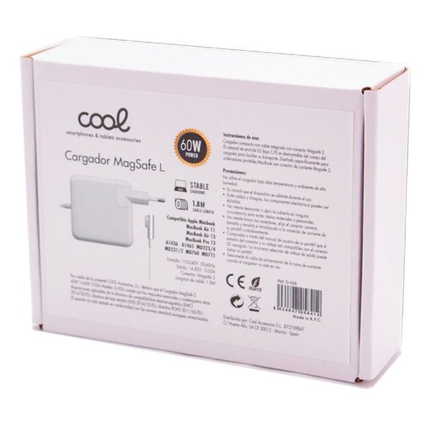 Cargador Universal Red COOL Para Apple Macbook MagSafe L (60w) - Image 6