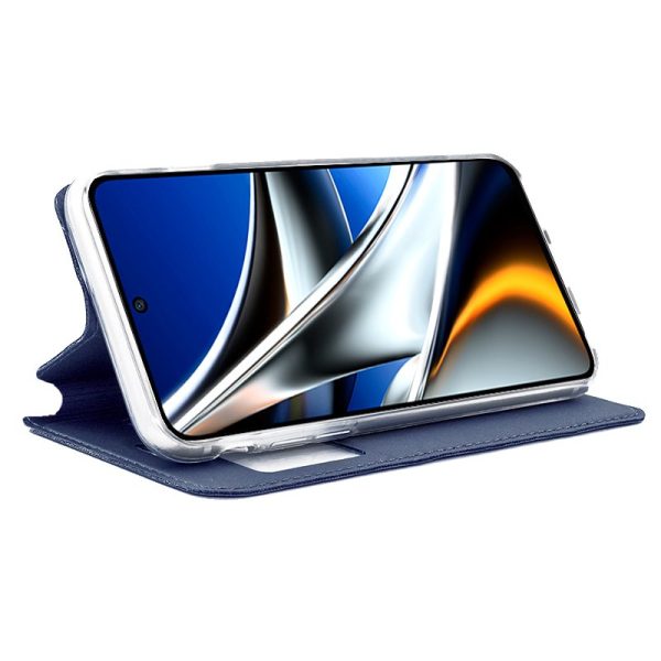Funda COOL Flip Cover para Xiaomi Poco X4 Pro 5G Liso Azul - Image 2