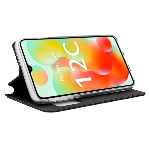 Funda COOL Flip Cover para Xiaomi Redmi 12C Liso Negro - Image 2