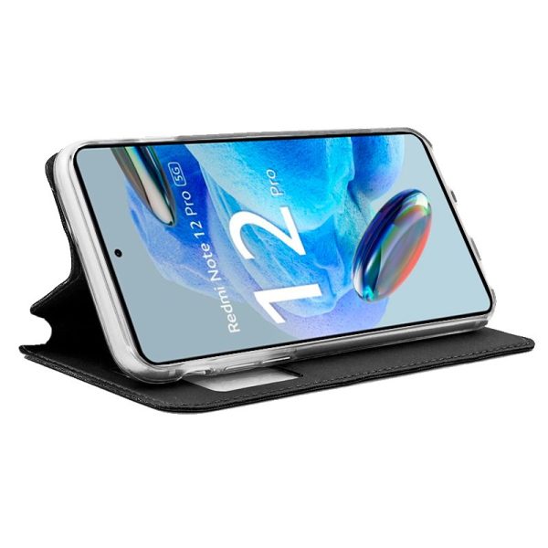 Funda COOL Flip Cover para Xiaomi Redmi Note 12 Pro 5G Liso Negro - Image 2