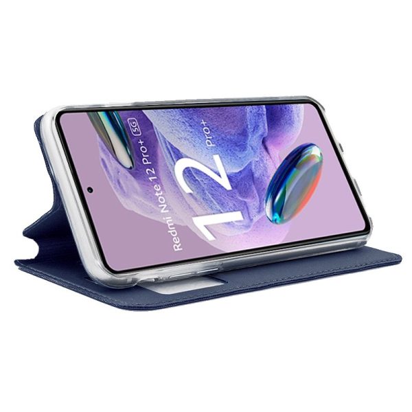 Funda COOL Flip Cover para Xiaomi Redmi Note 12 Pro Plus 5G Liso Azul - Image 2