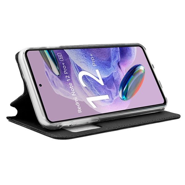 Funda COOL Flip Cover para Xiaomi Redmi Note 12 Pro Plus 5G Liso Negro - Image 2