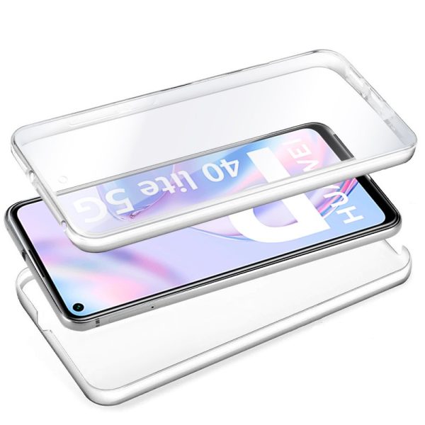 Funda COOL Silicona 3D para Huawei P40 Lite 5G (Transparente Frontal + Trasera) - Image 2