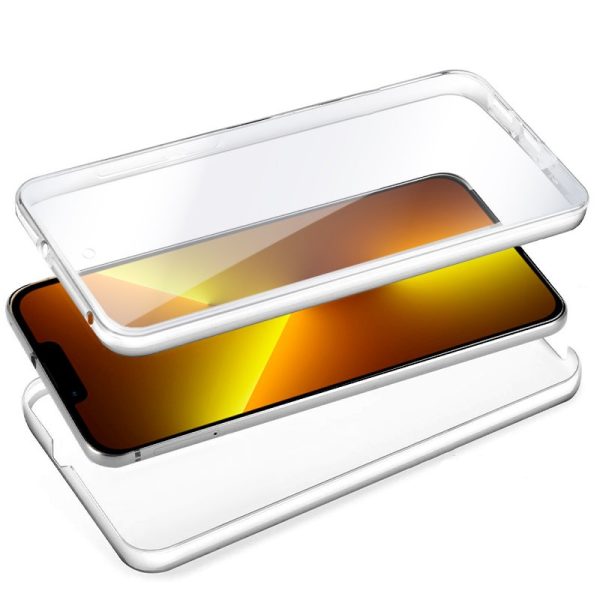 Funda COOL Silicona 3D para iPhone 13 Pro Max (Transparente Frontal + Trasera) - Image 2