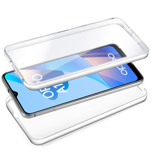 Funda COOL Silicona 3D para Oppo A16 / A16s / A54s (Transparente Frontal + Trasera) - Image 2