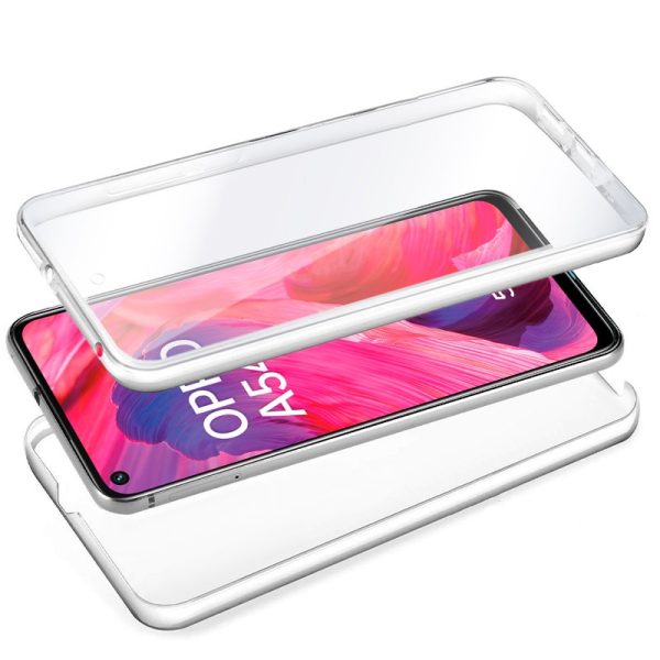 Funda COOL Silicona 3D para Oppo A54 5G / A74 5G (Transparente Frontal + Trasera) - Image 2