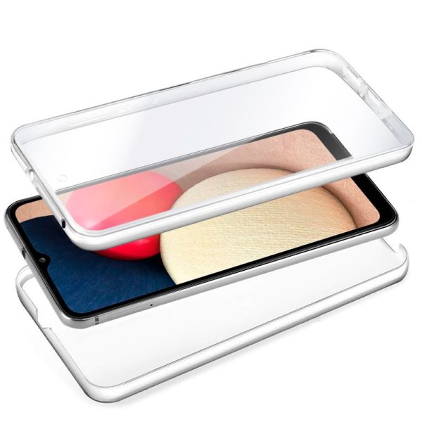 Funda COOL Silicona 3D para Samsung A025 Galaxy A02s (Transparente Frontal + Trasera) - Image 2