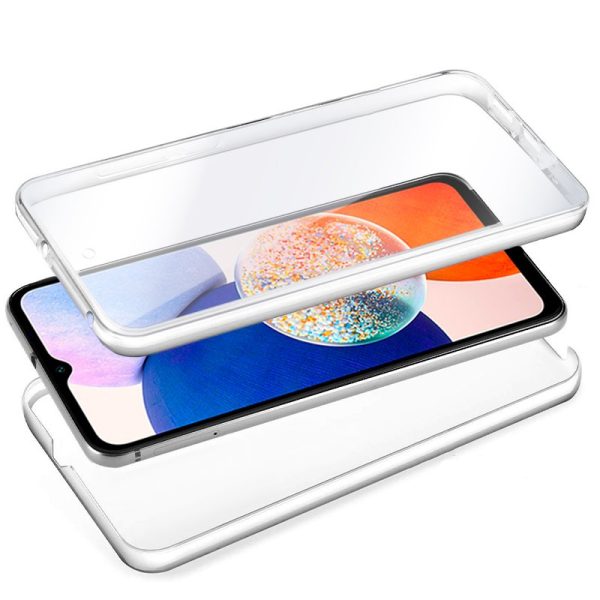 Funda COOL Silicona 3D para Samsung A145 Galaxy A14 / A14 5G (Transparente Frontal + Trasera) - Image 2