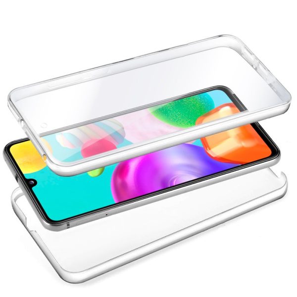 Funda COOL Silicona 3D para Samsung A415 Galaxy A41 (Transparente Frontal + Trasera) - Image 2