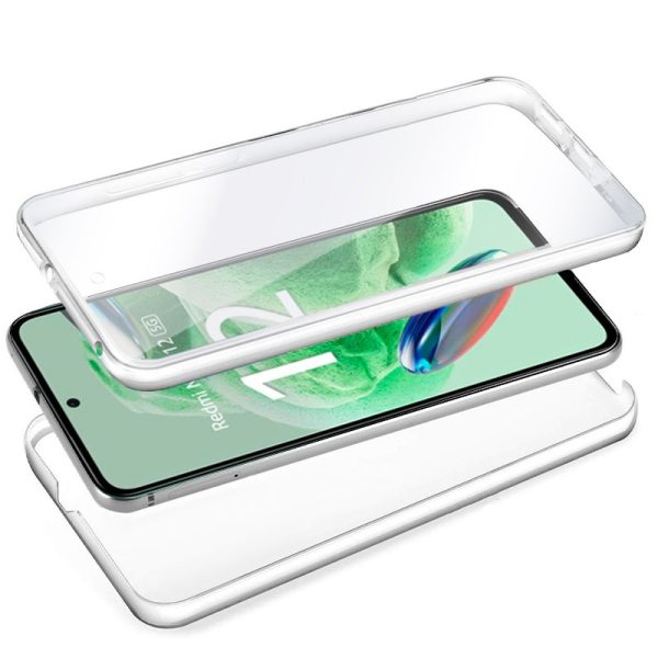 Funda COOL Silicona 3D para Xiaomi Redmi Note 12 5G / Poco X5 5G (Transparente Frontal + Trasera) - Image 2