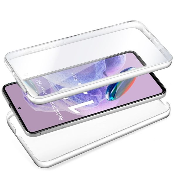 Funda COOL Silicona 3D para Xiaomi Redmi Note 12 Pro Plus 5G (Transparente Frontal + Trasera) - Image 2